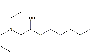 1-Dipropylamino-2-octanol Struktur