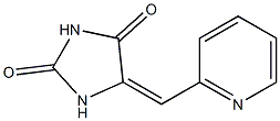 5-(2-Pyridylmethylene)hydantoin Struktur