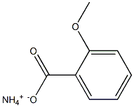 2-Methoxybenzoic acid ammonium salt Struktur