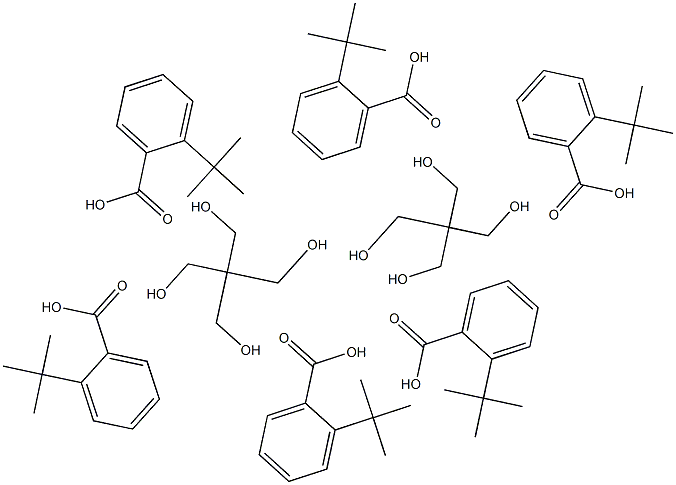 Dipentaerythritol hexa(2-tert-butylbenzoate) Struktur