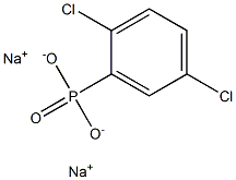 2,5-Dichlorophenylphosphonic acid disodium salt Struktur