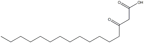 3-オキソヘキサデカン酸 化學(xué)構(gòu)造式