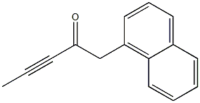 1-(1-Naphthalenyl)-3-pentyn-2-one Struktur