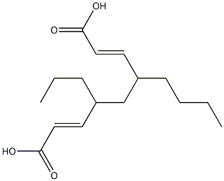 Diacrylic acid 1-butyl-3-propyl-1,3-propanediyl ester Struktur