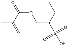 1-(Methacryloyloxymethyl)-1-propanesulfonic acid Struktur