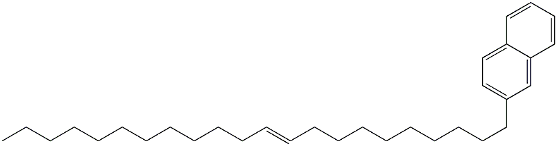 2-(10-Docosenyl)naphthalene Struktur