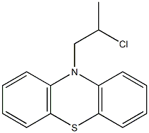 10-(2-Chloropropyl)-10H-phenothiazine Struktur