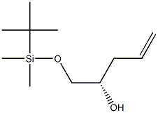 (S)-1-(tert-Butyldimethylsiloxy)-4-pentene-2-ol Struktur