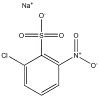 2-Chloro-6-nitrobenzenesulfonic acid sodium salt Struktur