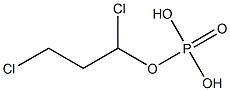 Phosphoric acid dihydrogen (1,3-dichloropropyl) ester Struktur