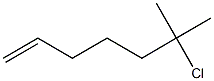 6-Chloro-6-methyl-1-heptene Struktur