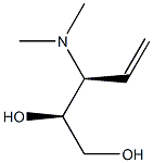 (2S,3S)-3-(Dimethylamino)-4-pentene-1,2-diol Struktur