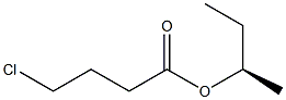 (-)-4-Chlorobutyric acid (R)-sec-butyl ester Struktur