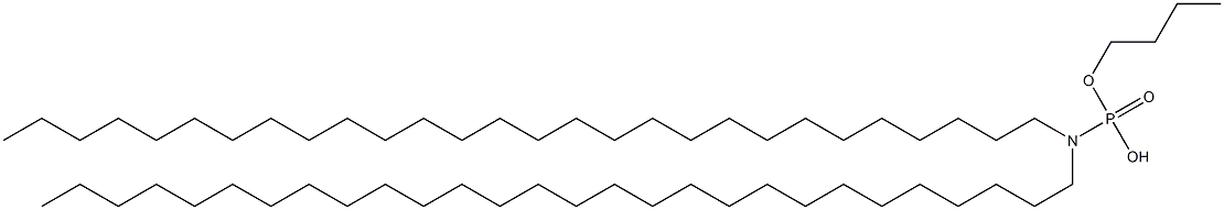 N,N-Dioctacosylamidophosphoric acid hydrogen butyl ester Struktur