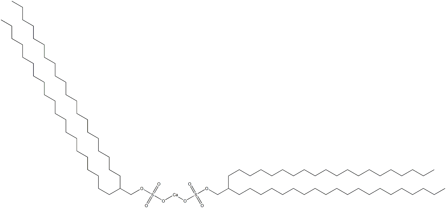 Bis(2-icosyldocosyloxysulfonyloxy)calcium Struktur