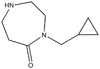 4-(Cyclopropylmethyl)-1,4-diazepan-5-one Struktur