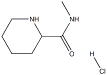 N-Methyl-2-piperidinecarboxamide hydrochloride Struktur