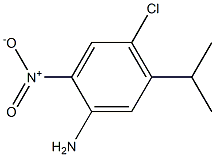 4-chloro-5-isopropyl-2-nitrobenzenamine Struktur