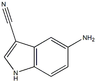 5-amino-1H-indole-3-carbonitrile Struktur