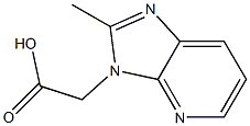 (2-Methyl-imidazo[4,5-b]pyridin-3-yl)-acetic acid Struktur