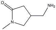 4-(aminomethyl)-1-methylpyrrolidin-2-one Struktur