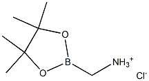 (4,4,5,5-tetramethyl-1,3,2-dioxaborolan-2-yl)methanaminium chloride Struktur