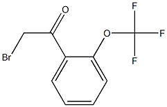 2-bromo-2'-trifluoromethoxyacetophenone Struktur