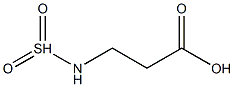 3-sulfonamidopropionic acid Struktur