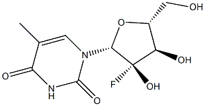 5-methyl-2'-fluorouridine Struktur