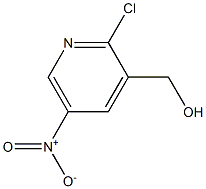 (2-Chloro-5-nitro-pyridin-3-yl)-methanol Struktur