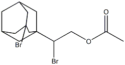 2-BROMO-2-(3-BROMO-1-ADAMANTYL)ETHYL ACETATE Struktur