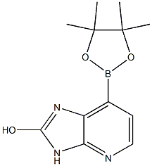 7-(4,4,5,5-Tetramethyl-[1,3,2]dioxaborolan-2-yl)-3H-imidazo[4,5-b]pyridin-2-ol Struktur