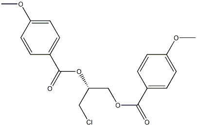 (R)-3-Chloropropane-1,2-diyl Bis(4-methoxybenzoate) Struktur