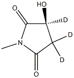 (S)-N-Methylhydroxysuccinimide-d3 Struktur