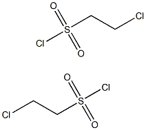 2-CHLOROETHANESULFONYL CHLORIDE 2-Chloroethylsulfonyl chloride Struktur