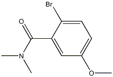 2-BROMO-5-METHOXY-N,N-DIMETHYL-BENZAMIDE Struktur