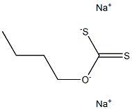 Sodium butyl xanthate Struktur