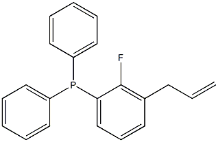 Allyl triphenylphosphine fluoride Struktur