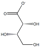 (2R,3S)-2,3,4-trihydroxybutyrate Struktur