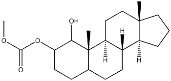 1-androstene glycol methyl carbonate Struktur