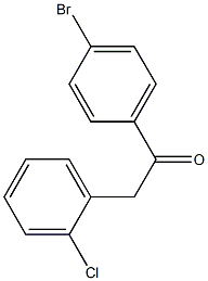 2-Chlorobenzyl 4-bromophenyl ketone Struktur