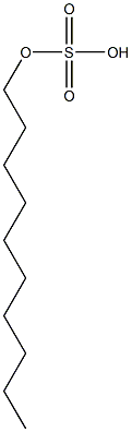 1-decanol sulfate Struktur