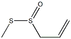 2-propenesulfinothioic acid S-methyl ester Struktur