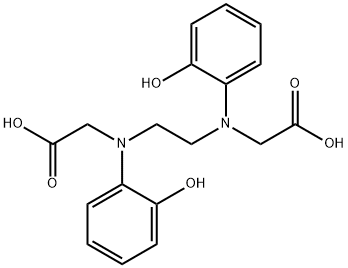 N,N'-ethylenebis-(o-hydroxyphenylglycine) Struktur