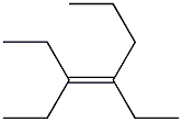 3,4-DIETHYL-3-HEPTENE Struktur