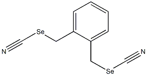 1,2-PHENYLENEBIS(METHYLENE)SELENOCYANATE Struktur