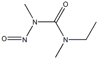 NITROSODIMETHYLETHYLUREA Struktur