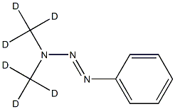 1-PHENYL-3,3-DI(TRIDEUTEROMETHYL)TRIAZENE Struktur