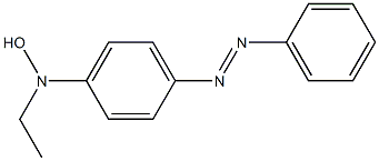 N-HYDROXY-N-ETHYL-4-AMINOAZOBENZENE Struktur