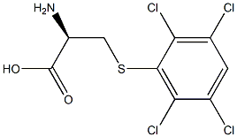 S-(2,3,5,6-TETRACHLOROPHENYL)-L-CYSTEINE Struktur